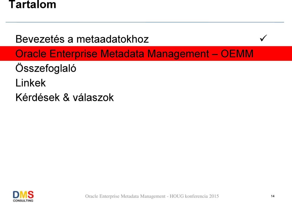 Enterprise Metadata