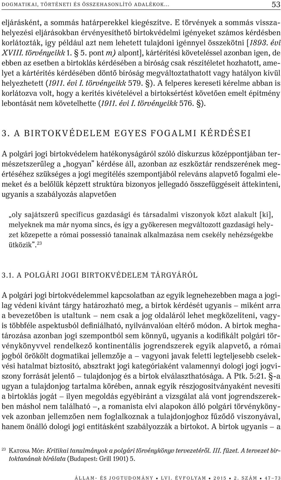törvénycikk 1. 5.