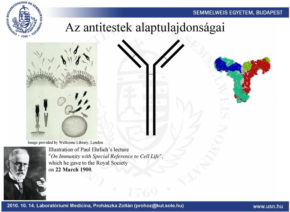 s lecture "On Immunity with Special Reference to Cell