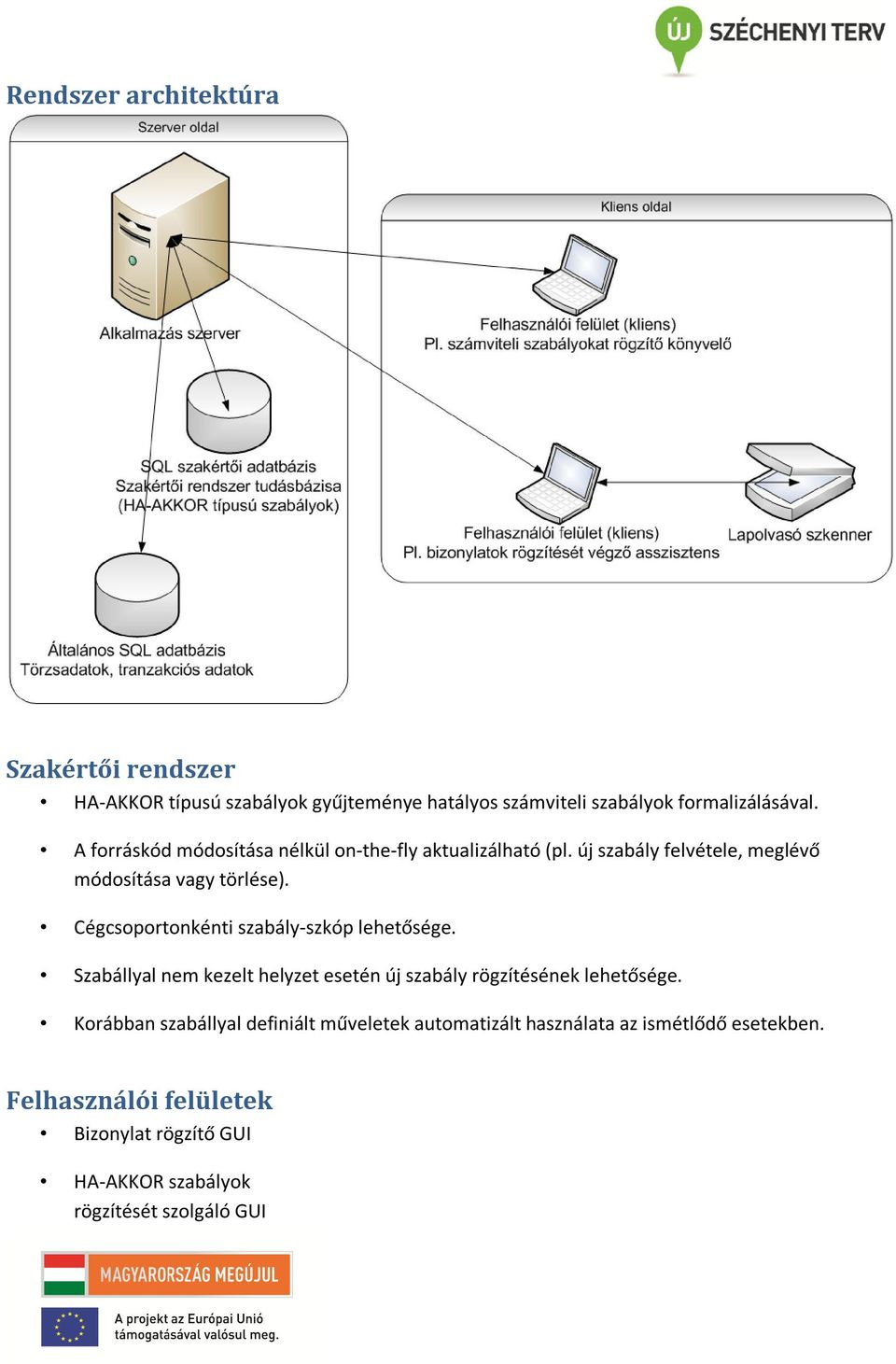 Cégcsoportonkénti szabály-szkóp lehetősége. Szabállyal nem kezelt helyzet esetén új szabály rögzítésének lehetősége.