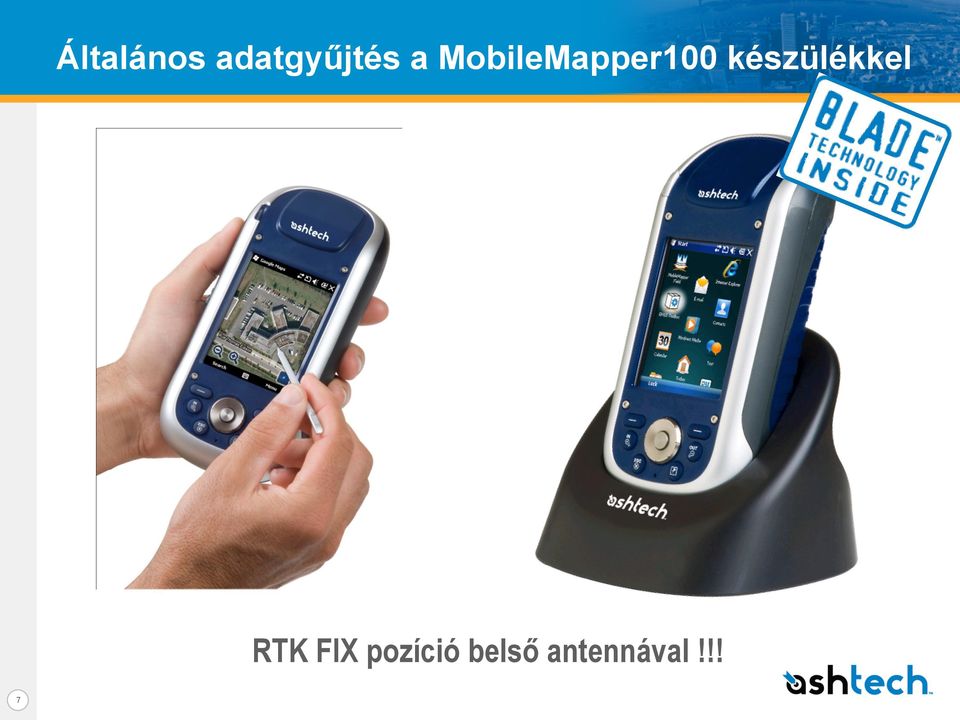 készülékkel RTK FIX