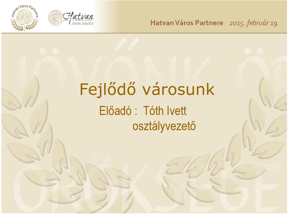 Előadó :