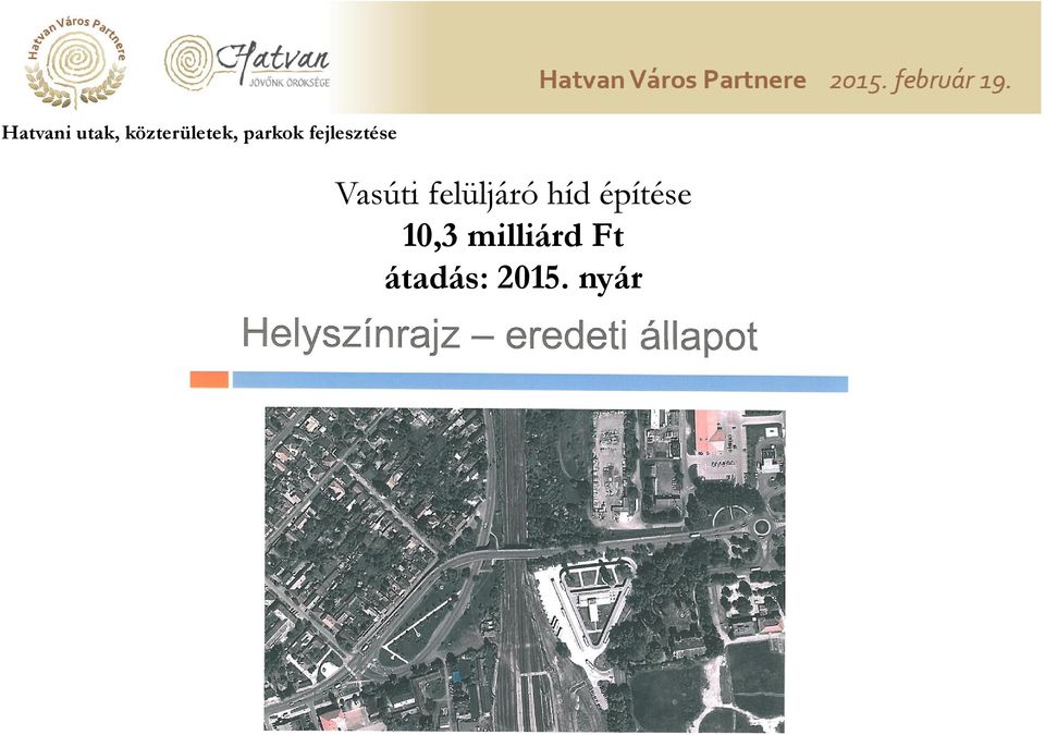 felüljáró híd építése 10,3
