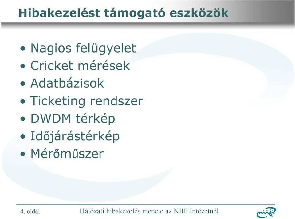 Adatbázisok Ticketing rendszer DWDM