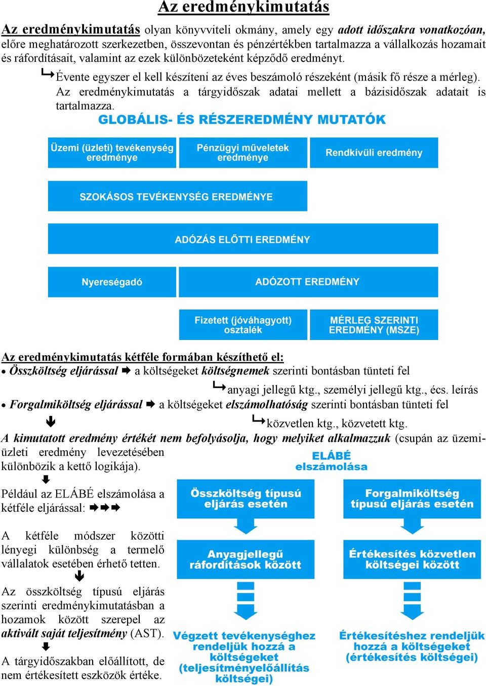 Az eredménykimutatás a tárgyidőszak adatai mellett a bázisidőszak adatait is tartalmazza.