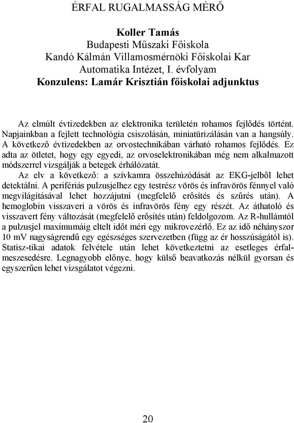 Kandó Kálmán Villamosmérnöki Főiskolai Kar - PDF Free Download