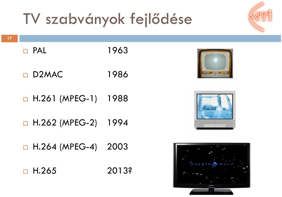 261 (MPEG-1) 1988 H.