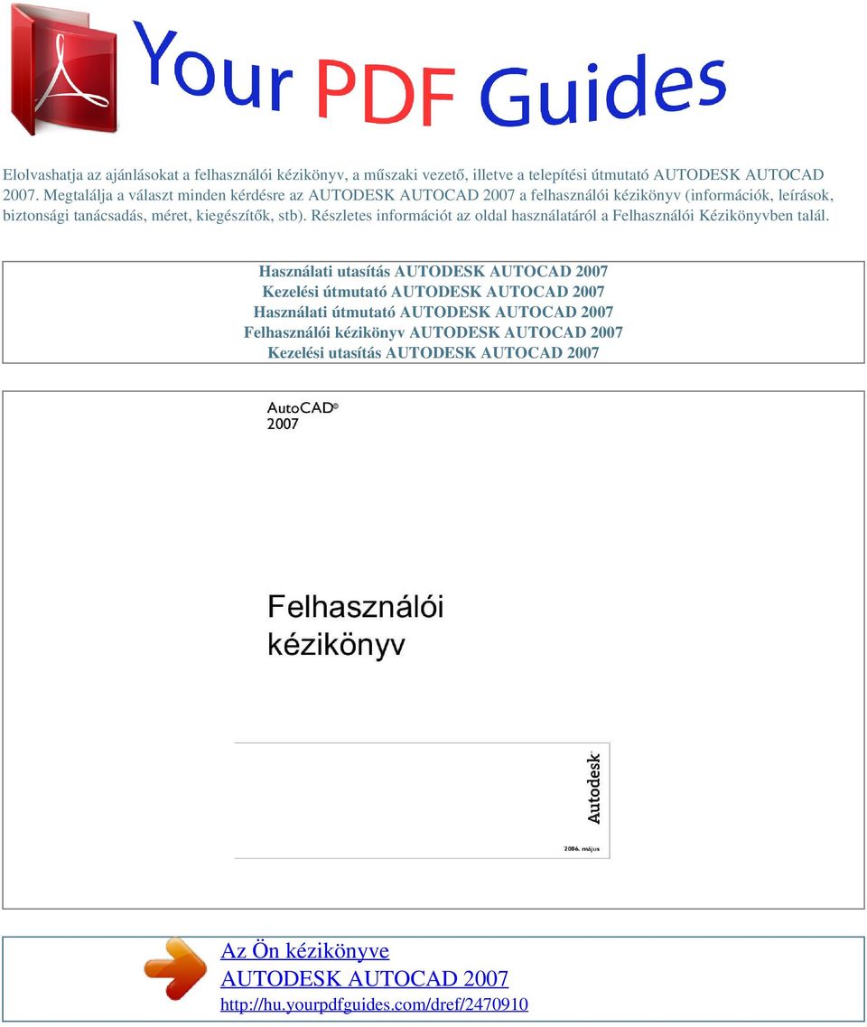 Részletes információt az oldal használatáról a Felhasználói Kézikönyvben talál.