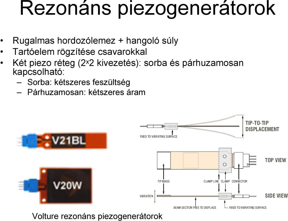 kivezetés): sorba és párhuzamosan kapcsolható: Sorba: kétszeres