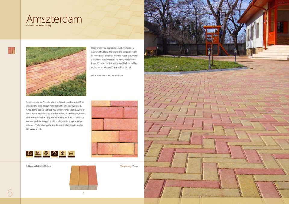 Amennyiben az Amszterdam térkövet röviden próbáljuk jellemezni, elég annyit mondanunk: színes egyéniség. Ám a térkő sokkal többet nyújt e két rövid szónál.