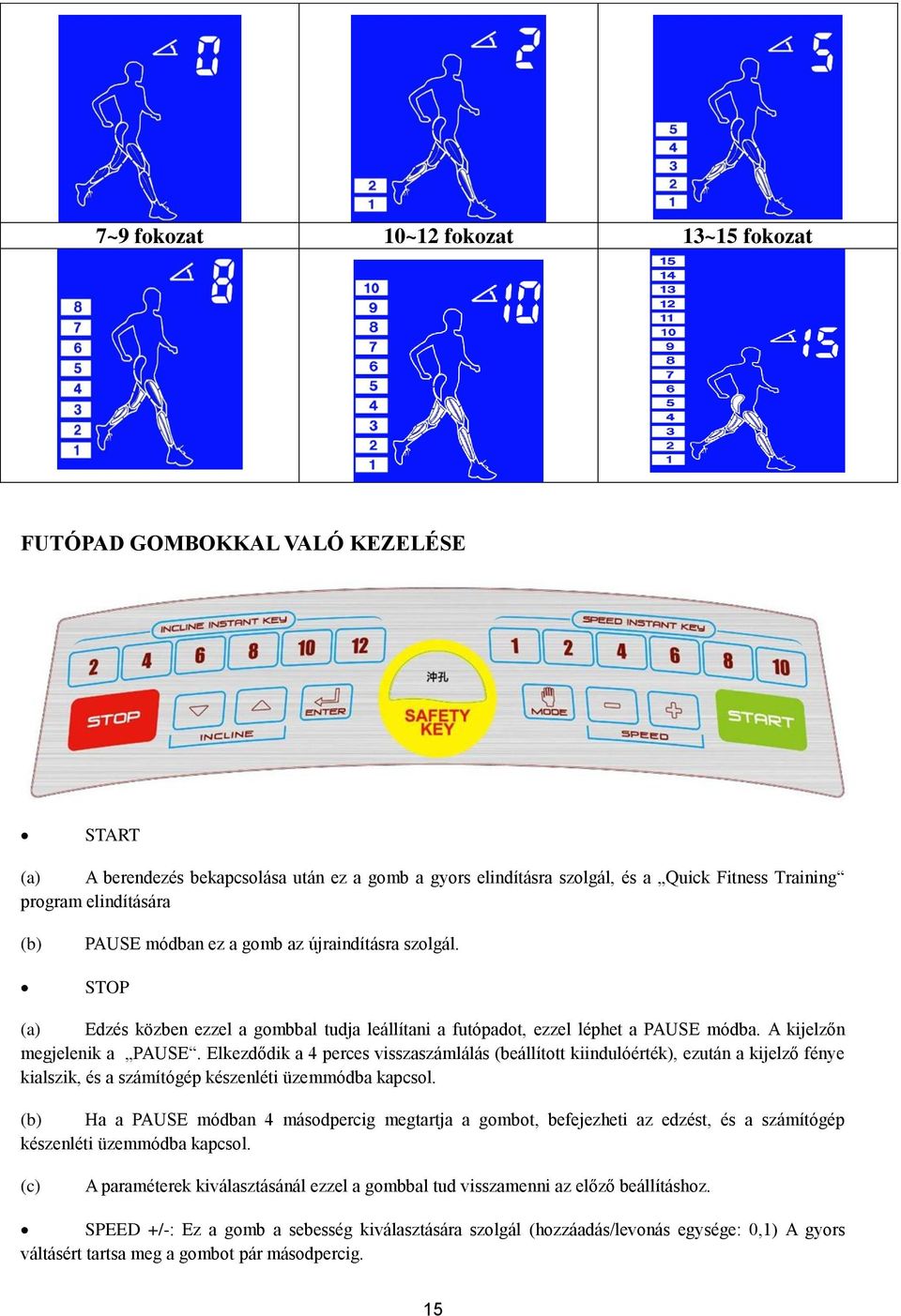 Elkezdődik a 4 perces visszaszámlálás (beállított kiindulóérték), ezután a kijelző fénye kialszik, és a számítógép készenléti üzemmódba kapcsol.