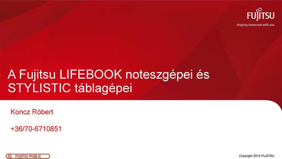 STYLISTIC táblagépei