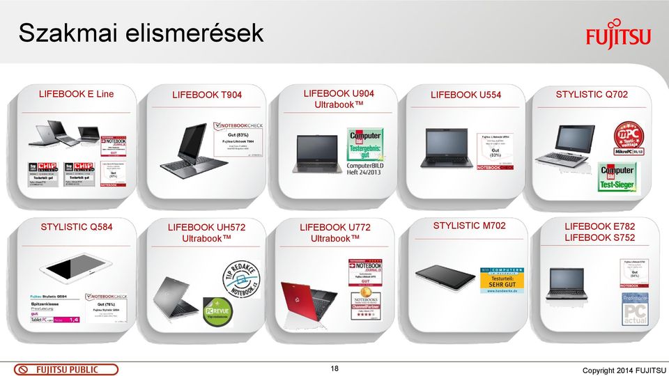 STYLISTIC Q584 LIFEBOOK UH572 Ultrabook LIFEBOOK