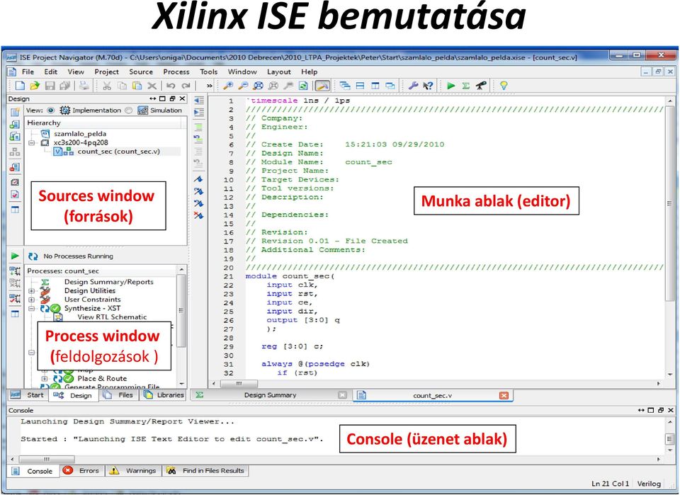 (editor) Process window