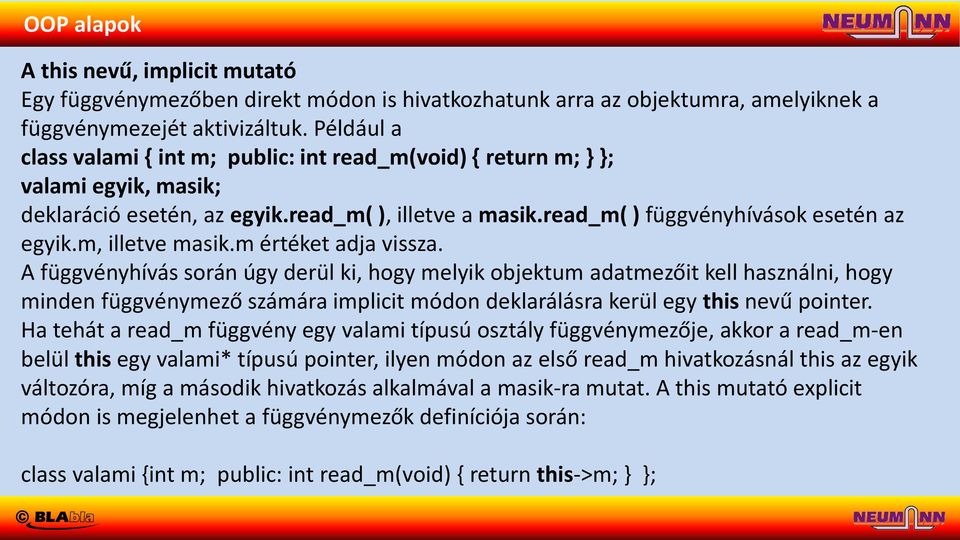 m, illetve masik.m értéket adja vissza.