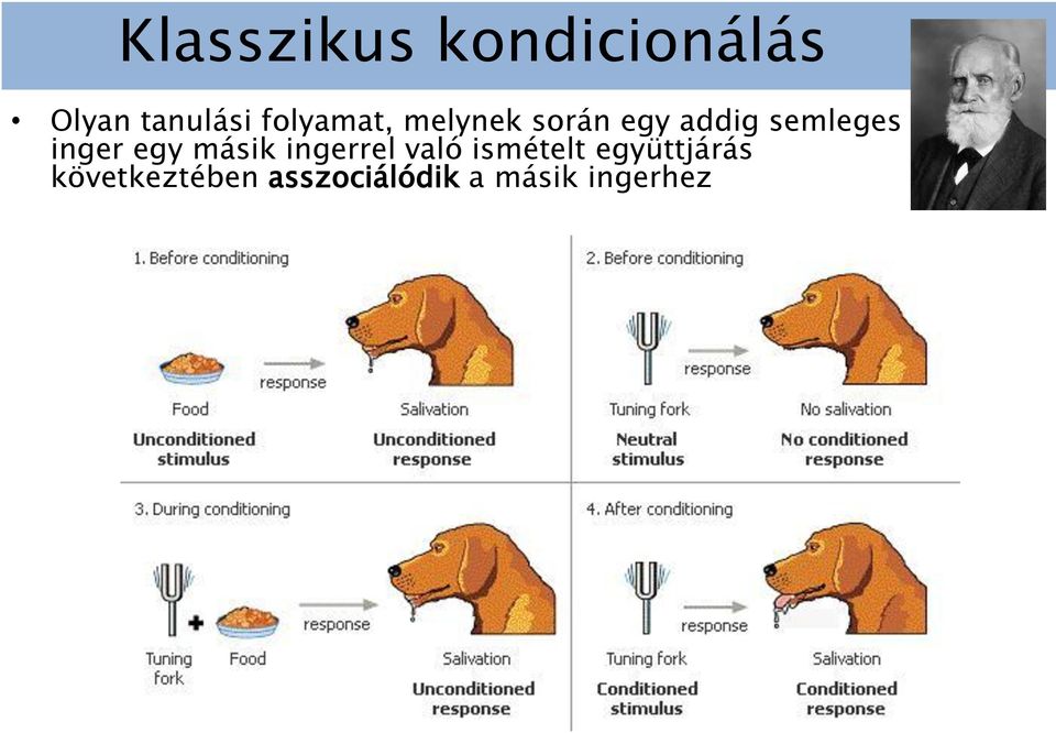 inger egy másik ingerrel való ismételt