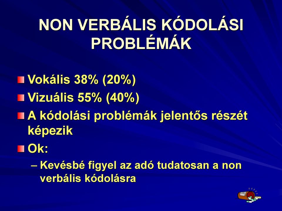 problémák jelentős részét képezik Ok: