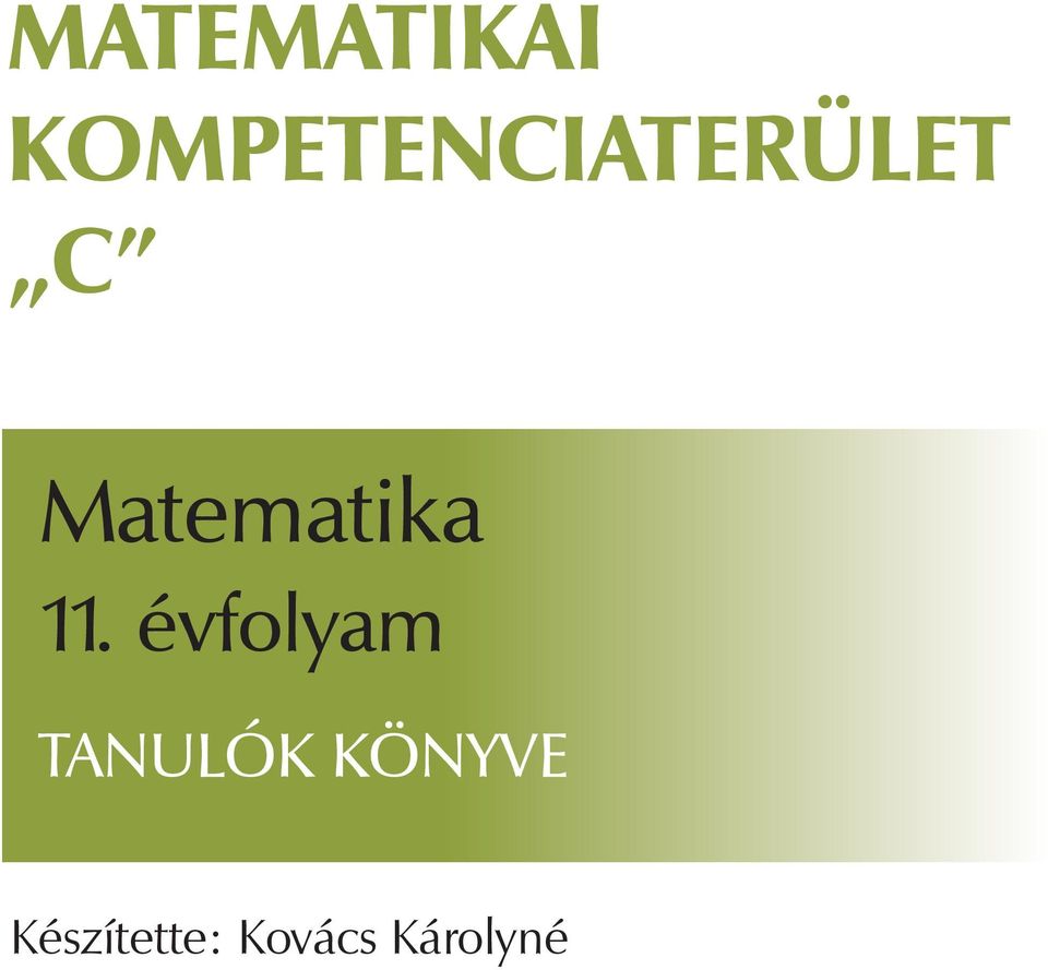 Matematika 11.