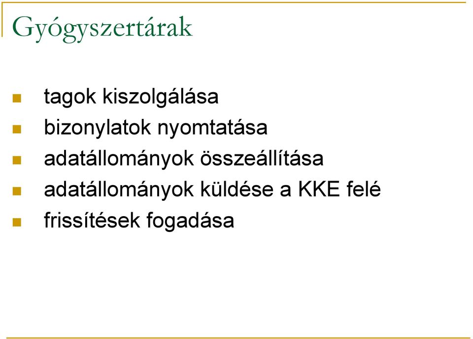 adatállományok összeállítása