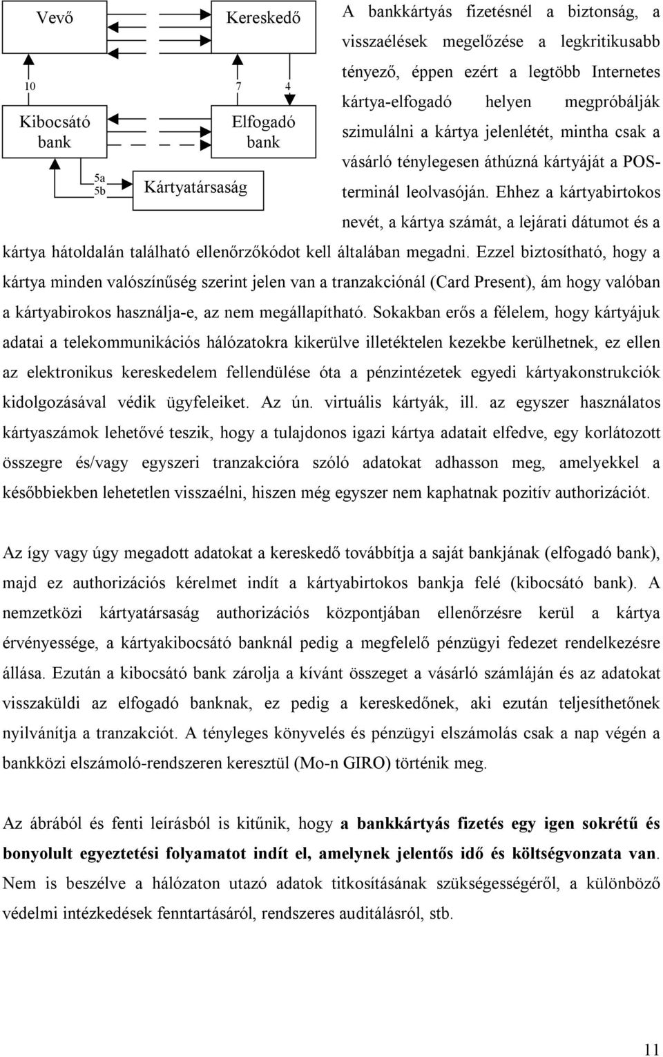 Ehhez a kártyabirtokos nevét, a kártya számát, a lejárati dátumot és a kártya hátoldalán található ellenőrzőkódot kell általában megadni.