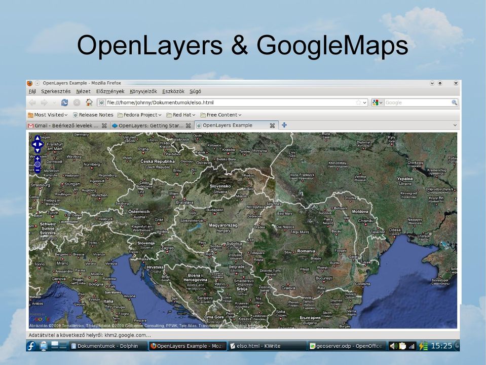 2 tag kell a HTML kódhoz: - egy script címke, mely hivatkozik a Google-re: <script src="http://maps.google.