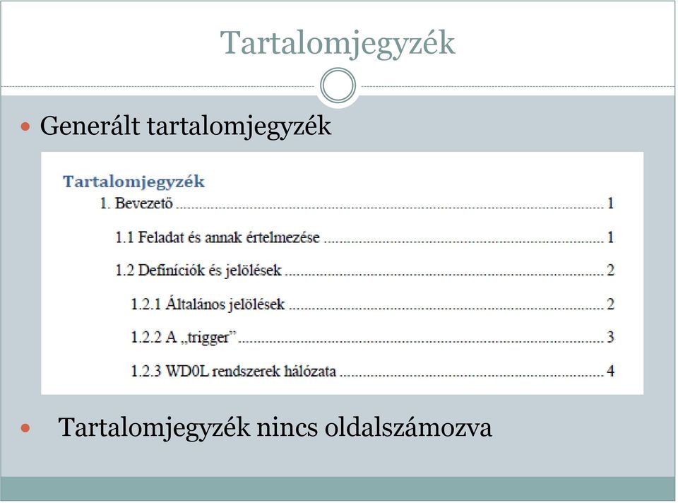 tartalomjegyzék 