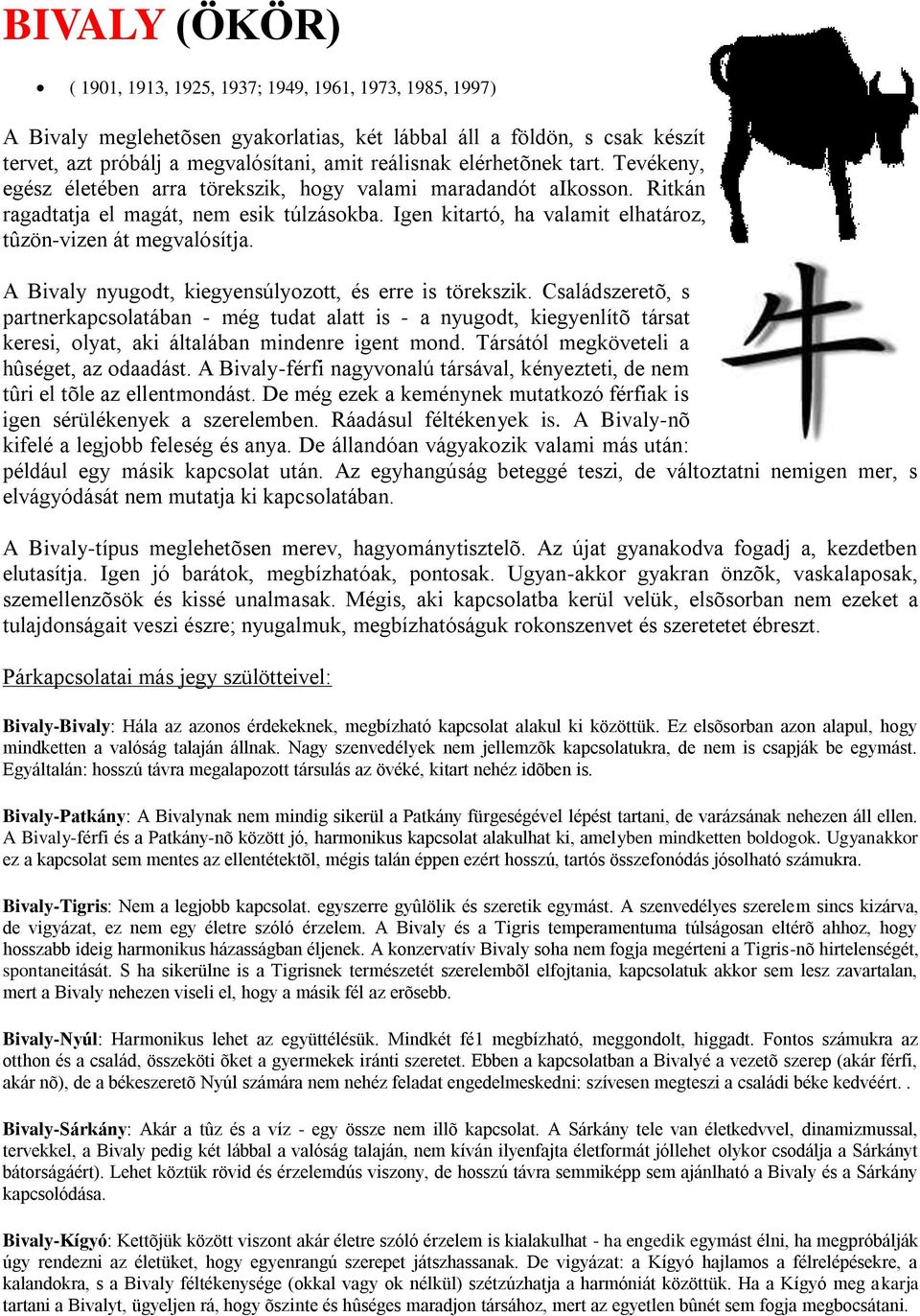 Kínai Állatövi Jegyek - Kínai Horoszkóp - PDF Ingyenes letöltés