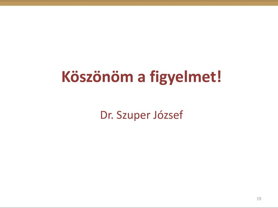 Dr. Szuper