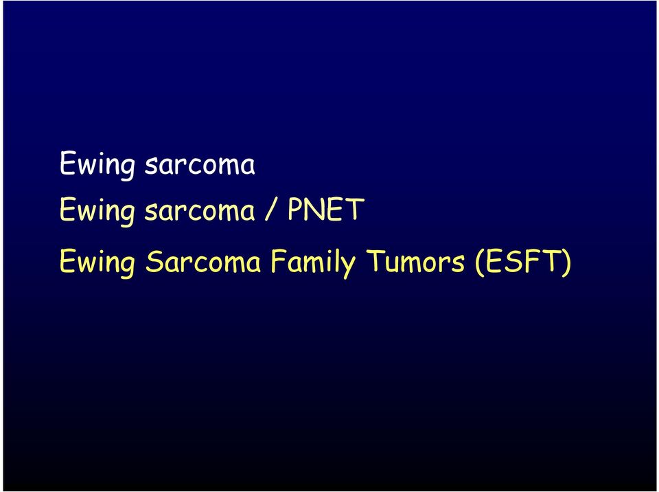 Sarcoma Family