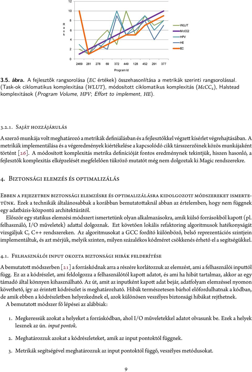 A módosított komplexitás metrika definícióját fontos eredménynek tekintjük, hiszen hasonló, a fejlesztők komplexitás elképzelését megfelelően tükröző mutatót még nem dolgoztak ki Magic rendszerekre.