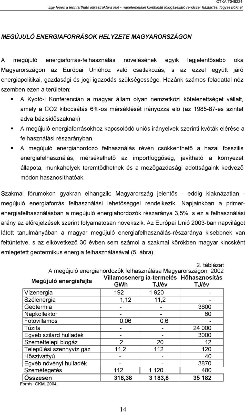 Hazánk számos feladattal néz szemben ezen a területen: A Kyotó-i Konferencián a magyar állam olyan nemzetközi kötelezettséget vállalt, amely a CO2 kibocsátás 6%-os mérséklését irányozza elő (az