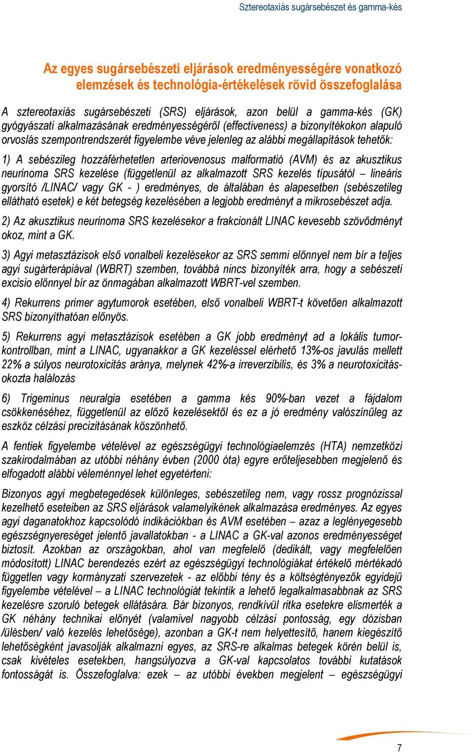 Sztereotaxiás sugársebészet és gamma-kés - PDF Ingyenes letöltés