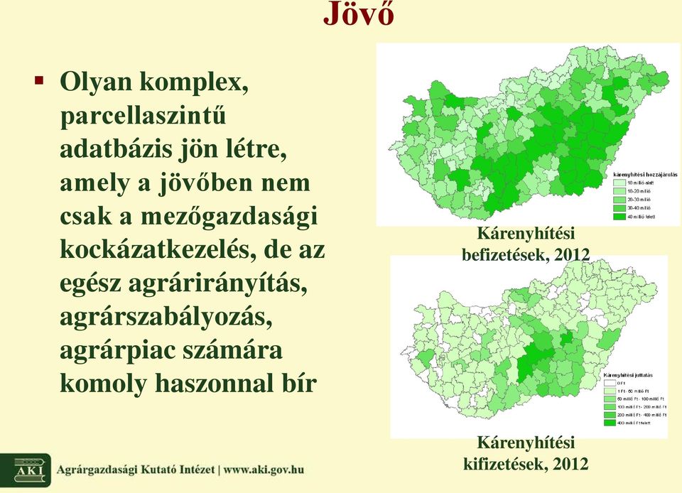agrárirányítás, agrárszabályozás, agrárpiac számára komoly