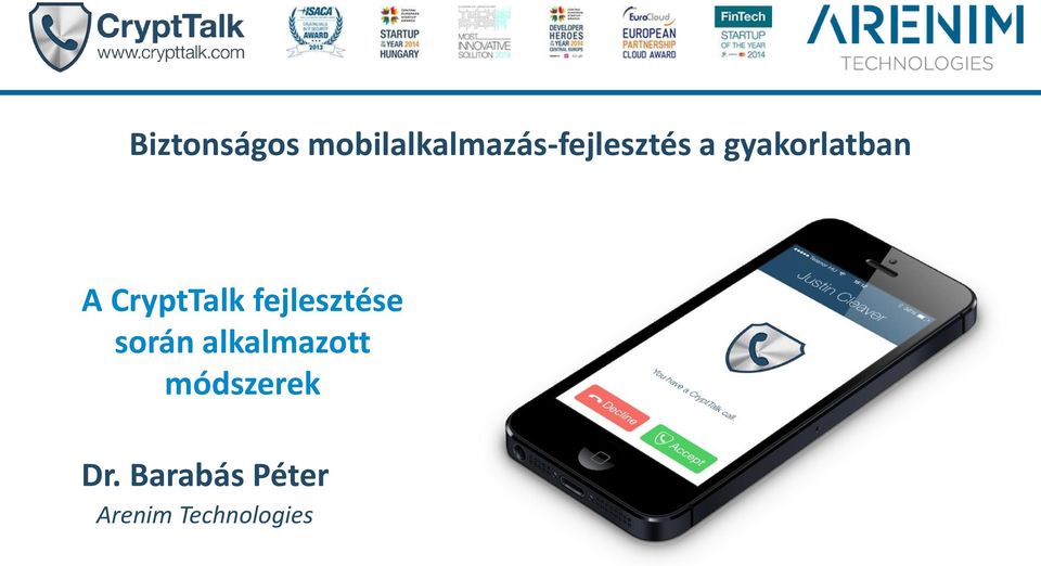 gyakorlatban A CryptTalk