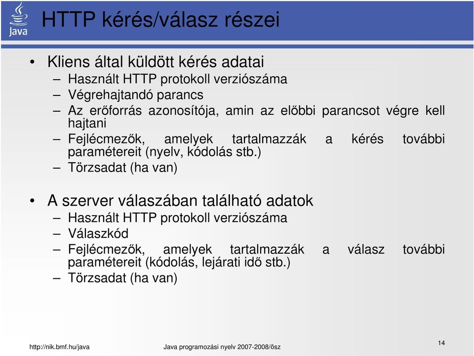 paramétereit (nyelv, kódolás stb.