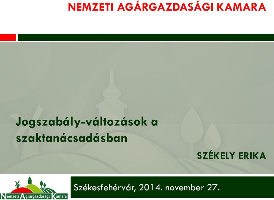 szaktanácsadásban SZÉKELY