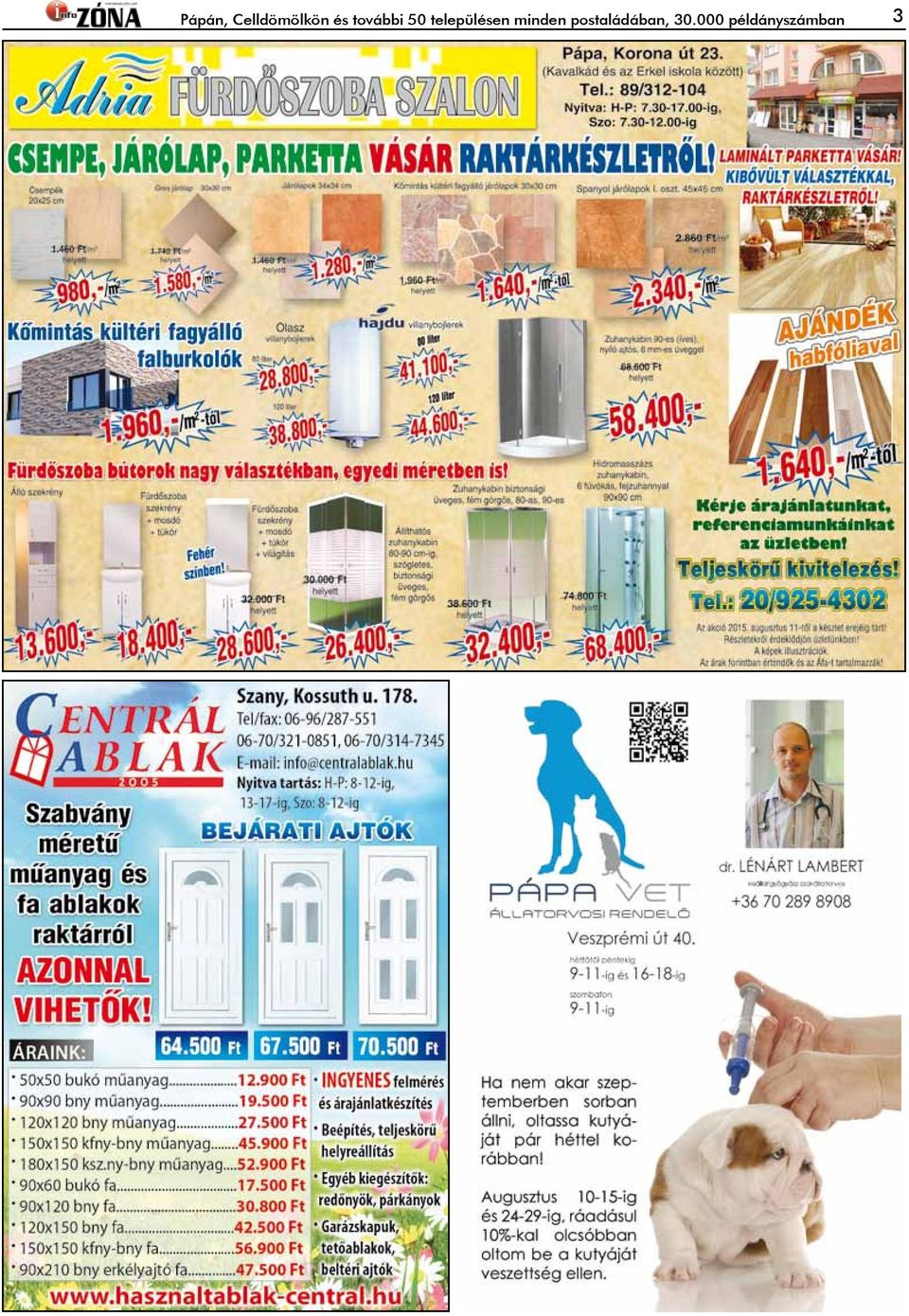 minden postaládában,
