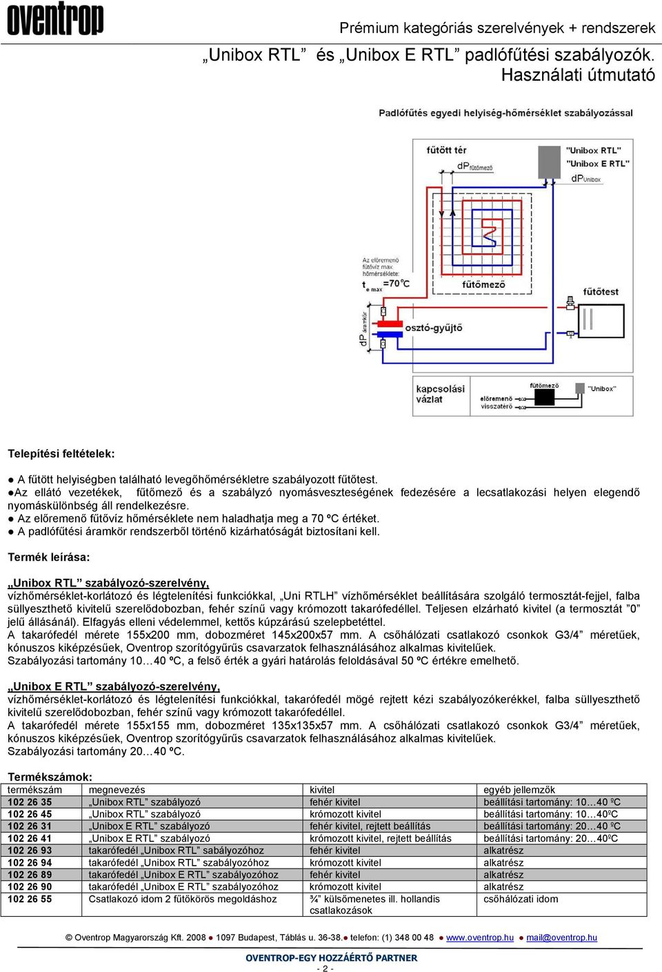 Bevezetés Unibox T / Unibox E T - PDF Ingyenes letöltés