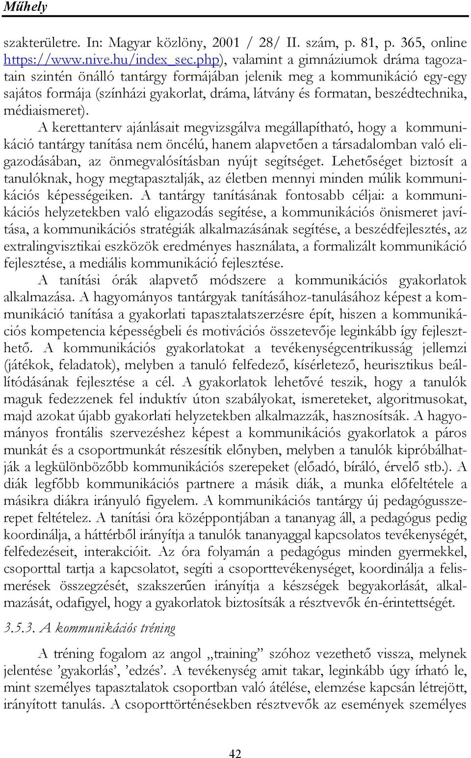 médiaismeret).