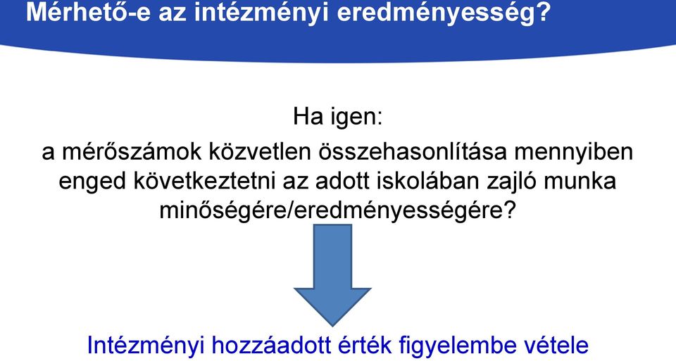 mennyiben enged következtetni az adott iskolában zajló