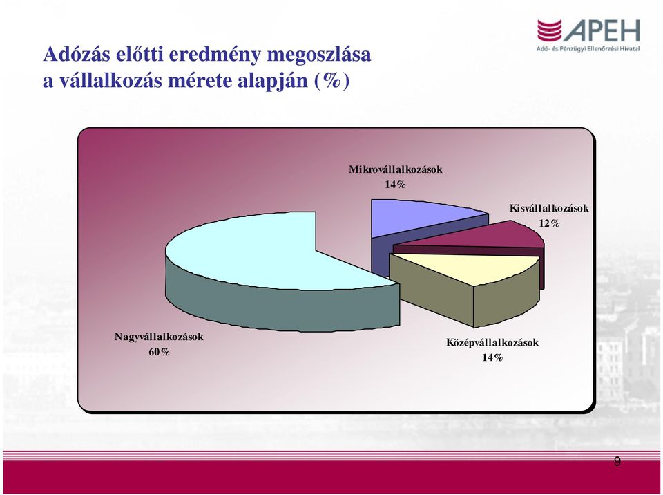 Mikrovállalkozások 14% Kisvállalkozások