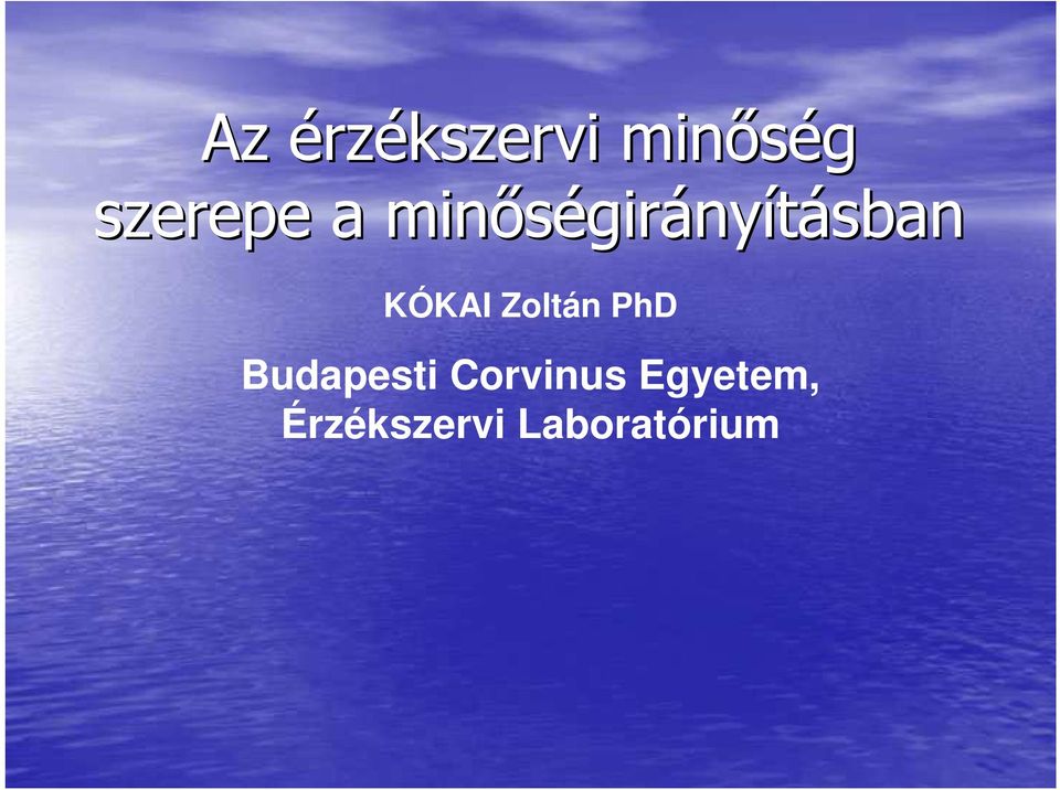 Zoltán PhD Budapesti Corvinus
