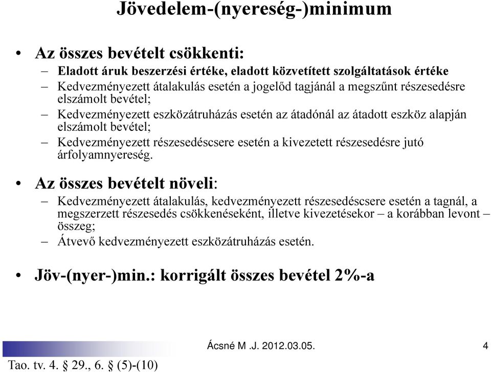Társasági adó 2011., évi LXXXI. törvény (Tao. tv.) - PDF Ingyenes letöltés