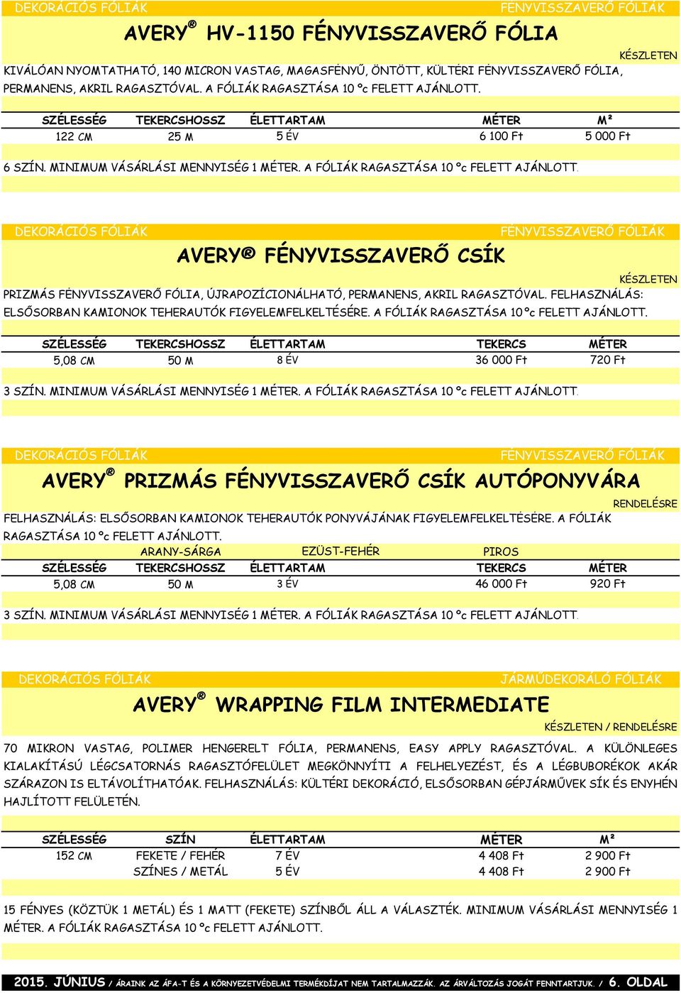 DEKORÁCIÓS FÓLIÁK AVERY FÉNYVISSZAVERŐ CSÍK FÉNYVISSZAVERŐ FÓLIÁK PRIZMÁS FÉNYVISSZAVERŐ FÓLIA, ÚJRAPOZÍCIONÁLHATÓ, PERMANENS, AKRIL RAGASZTÓVAL.