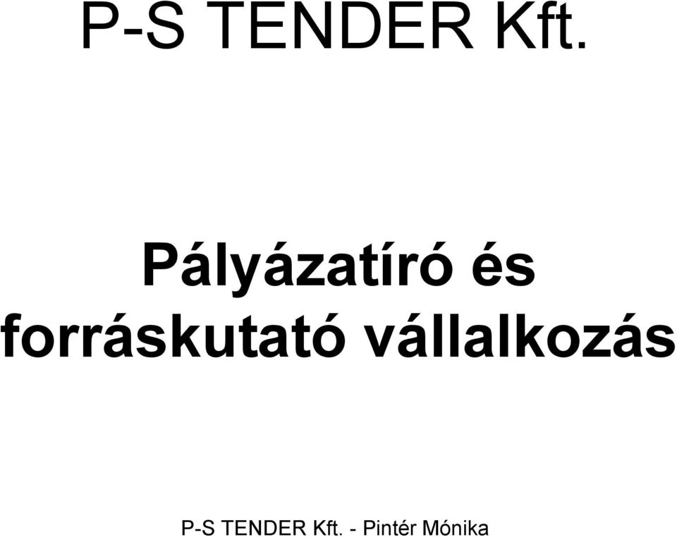 Pályázatíró