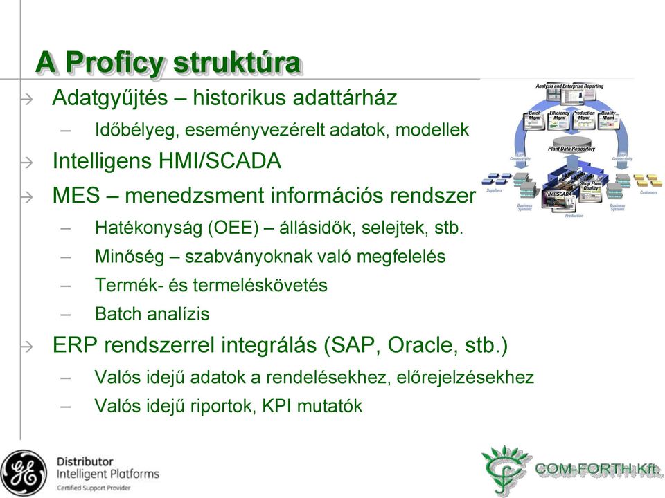 Minőség szabványoknak való megfelelés Termék- és termeléskövetés Batch analízis ERP rendszerrel