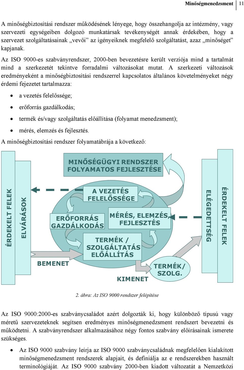 Az ISO 9000-es szabványrendszer, 2000-ben bevezetésre került verziója mind a tartalmát mind a szerkezetét tekintve forradalmi változásokat mutat.