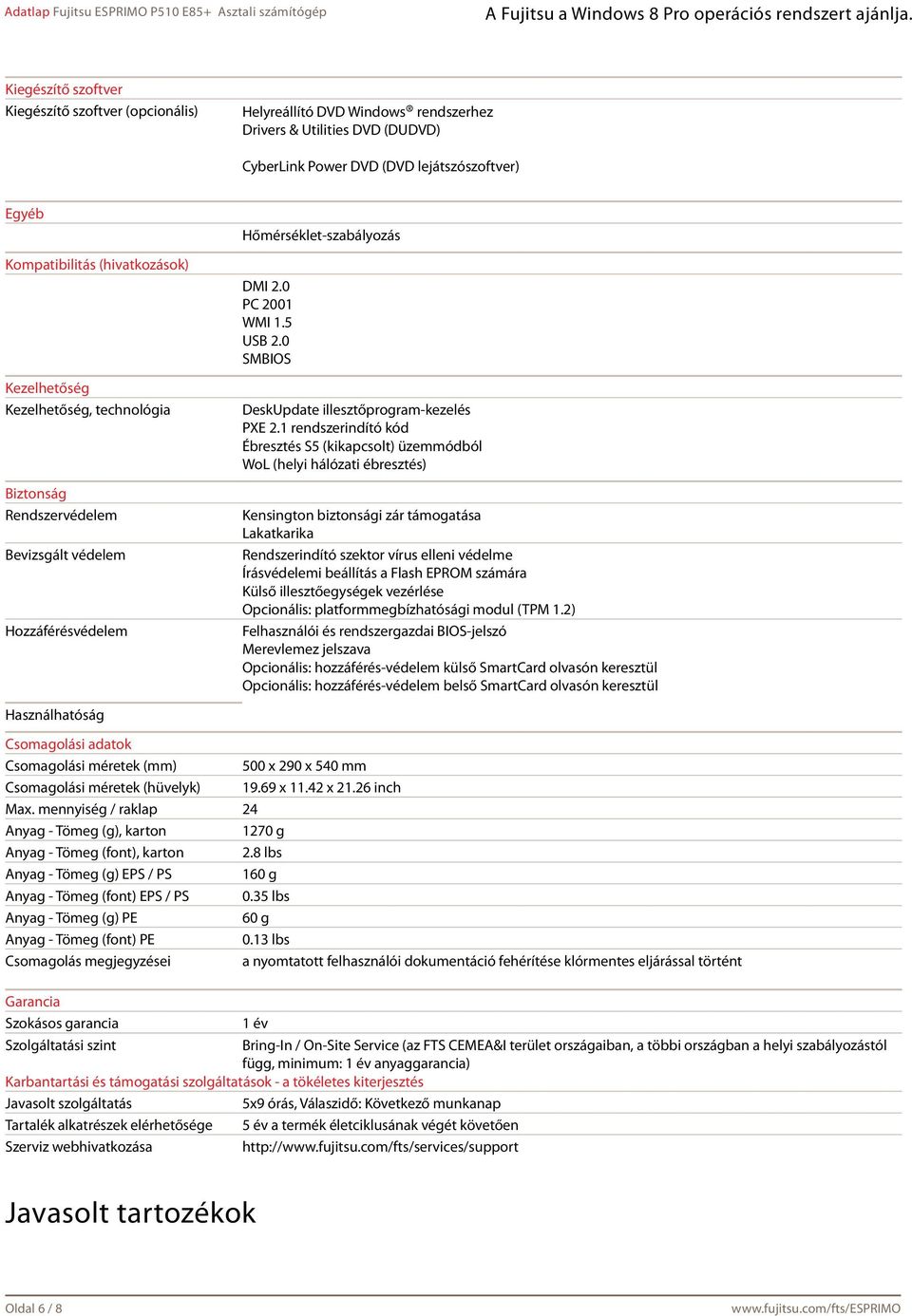 0 SMBIOS DeskUpdate illesztőprogram-kezelés PXE 2.