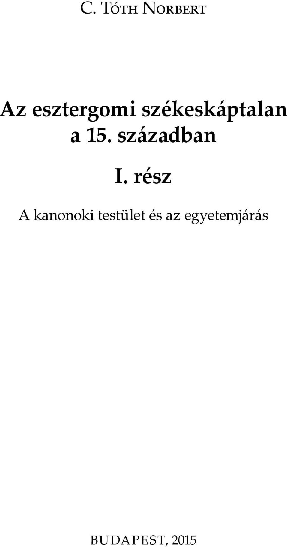 században I.