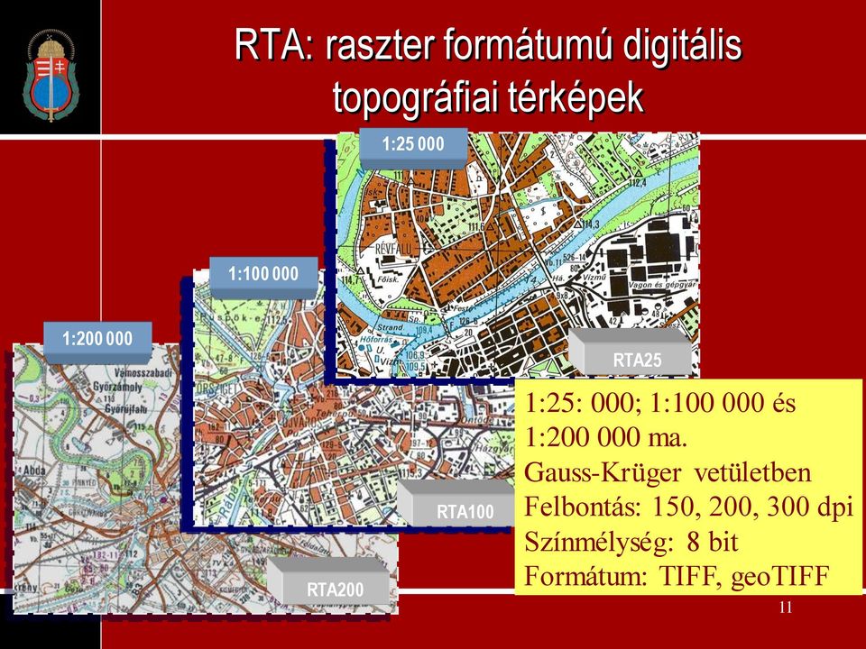 1:100 000 és 1:200 000 ma.